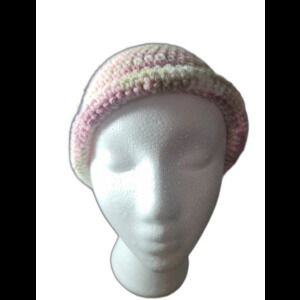 Hand-Crocheted Beanie Cap for Women or Children